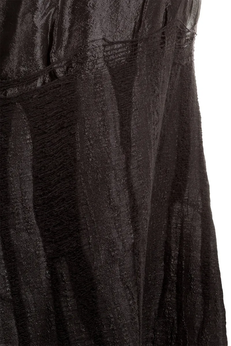 Masnada Damen Abendkleid schwarz