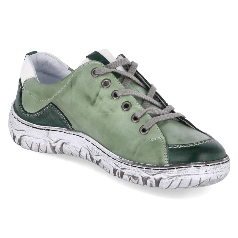 Halbschuhe Grün