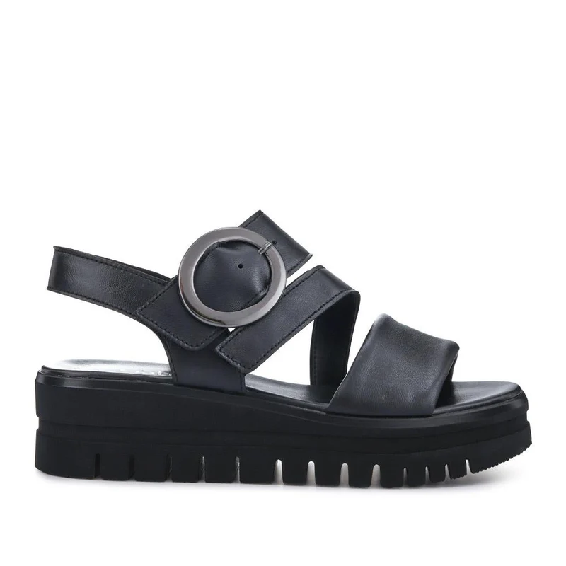 Amarillo Gabor Leather Chunky Buckled Sandals - GAB41510 / 326 995