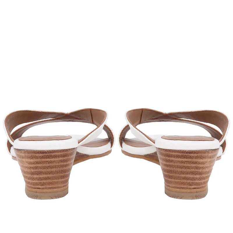 Klevina2 Mules - KLEVINA2 / 325 060 - White Leather