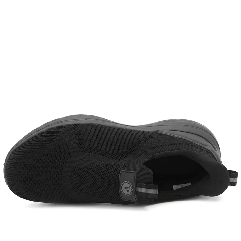Extra Wide Fit Easy Step In Trainers - BOJIE44000 / 329 589 - Black-Black
