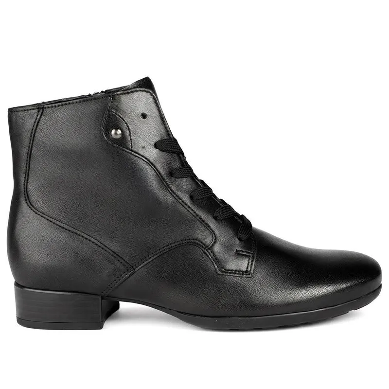 Gabor Wide Fit Leather Lace Up Ankle Boots - GAB44512 / 330 018