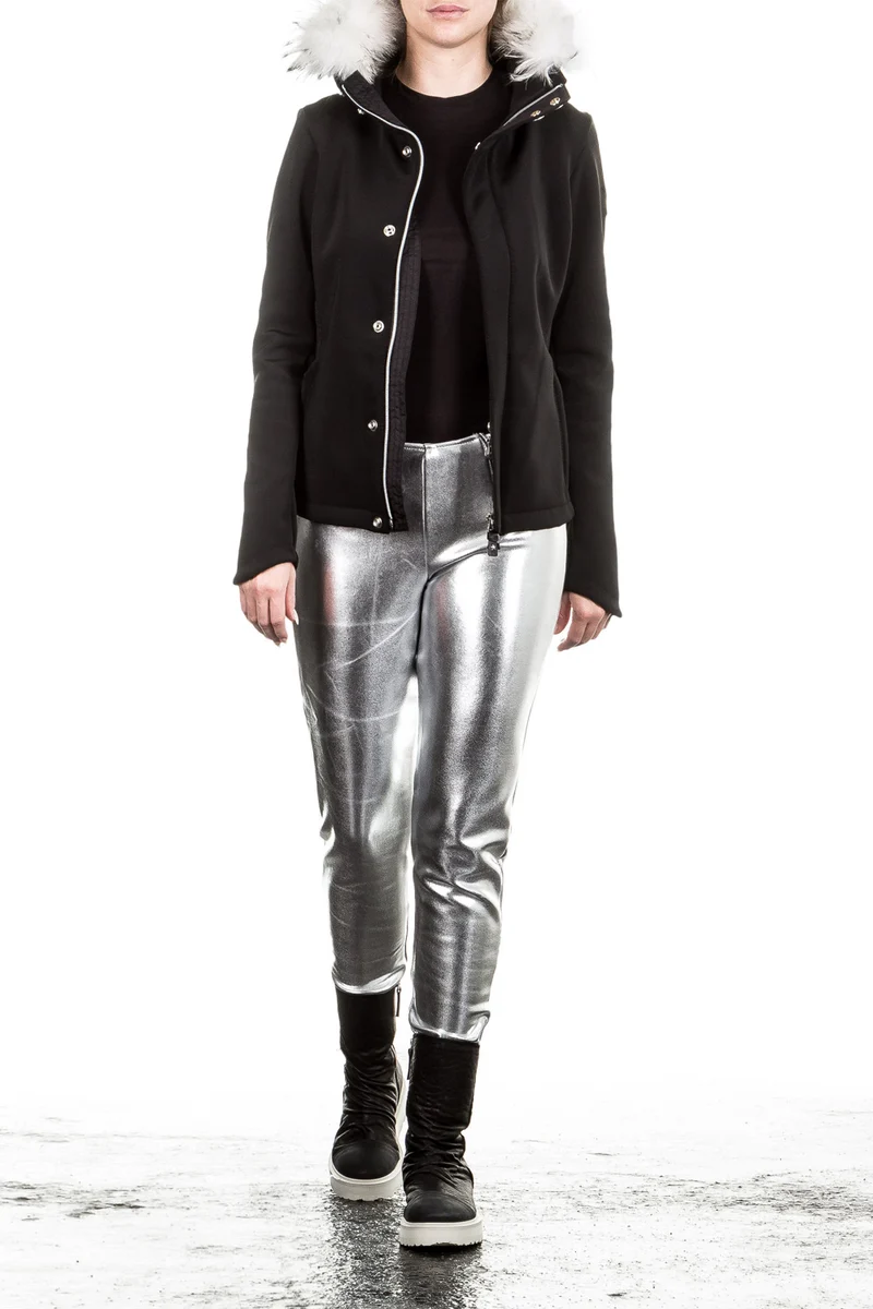 Jet Set Damen Jacke GOLDFINGER black