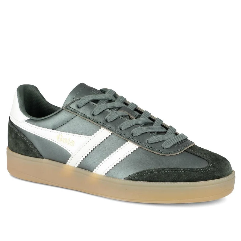 Gola Viper Metallic Leather Lace Up Trainers - JAC42500 / 327 783 - Emerald Green