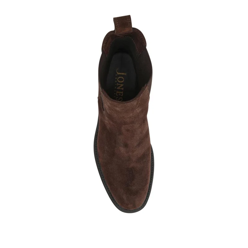 Darrah Leather Chelsea Boots - DARRAH / 324 252 - Chocolate Suede