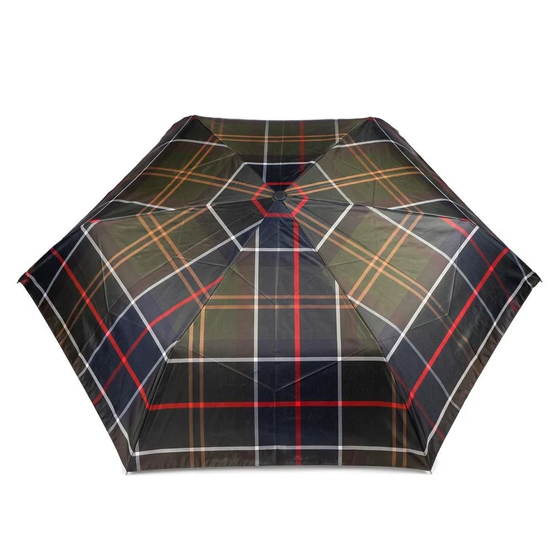 Barbour Portree Tartan Umbrella - BARBR42036 / 328 573 - Brown Multi
