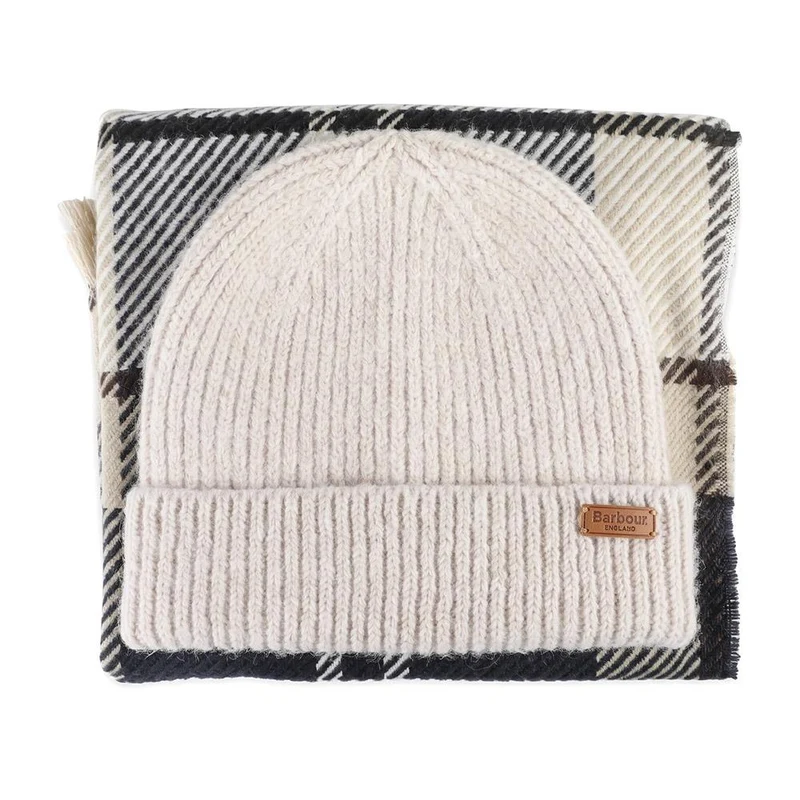 Barbour Pendle Beanie & Blair Scarf Gift Set - BARBR44512 / 329 672
