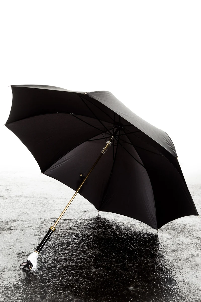 Pasotti Regenschirm French Bulldog schwarz