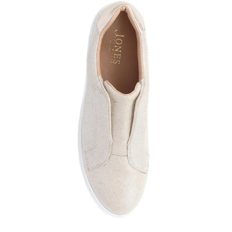 Fernanda Slip-on Trainers - FERNANDA2 / 325 349 - Champagne Gold