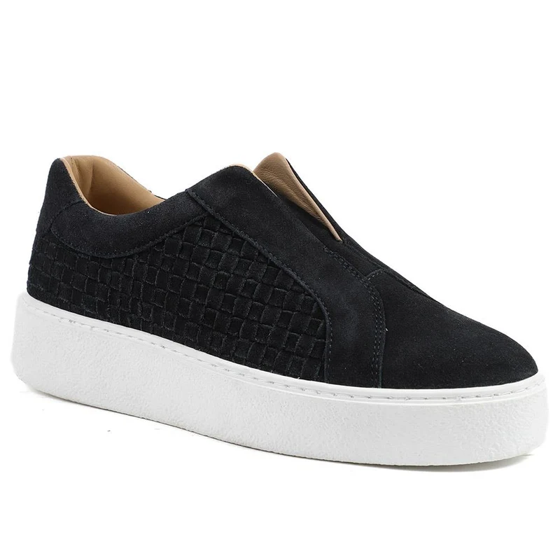 Fernanda Slip-on Trainers - FERNANDA2 / 325 349 - Navy Suede