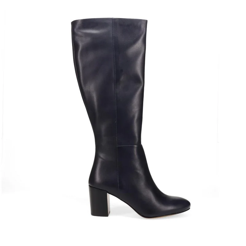 Neptune Medium Calf Fit Long Leather Boots - NEPTUNELONGM / 326 216