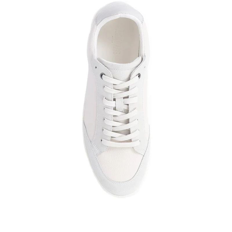Streatham Leather Trainers - STREATHAM / 325 188 - Off White