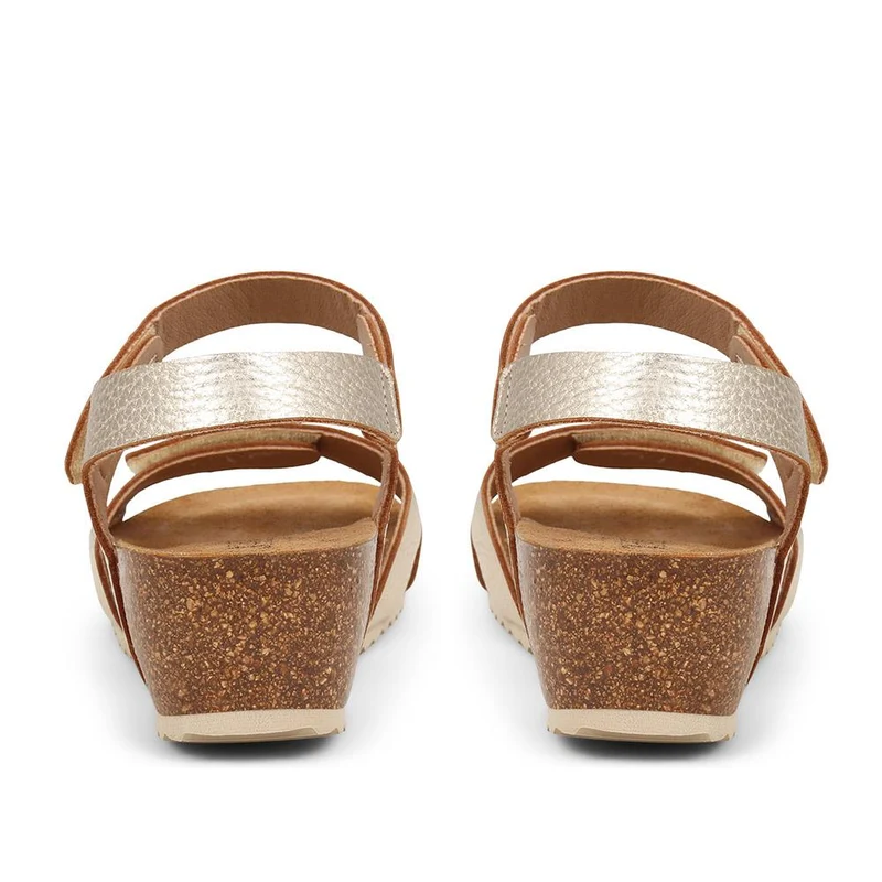 Joanie Leather Sandals - JOANIE / 325 288 - Gold