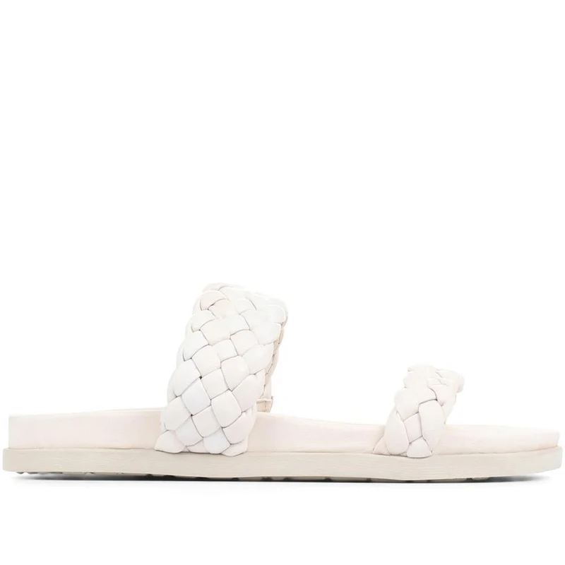 Madeira Braided Platform Sandals - MADEIRA / 322 572 - Off White