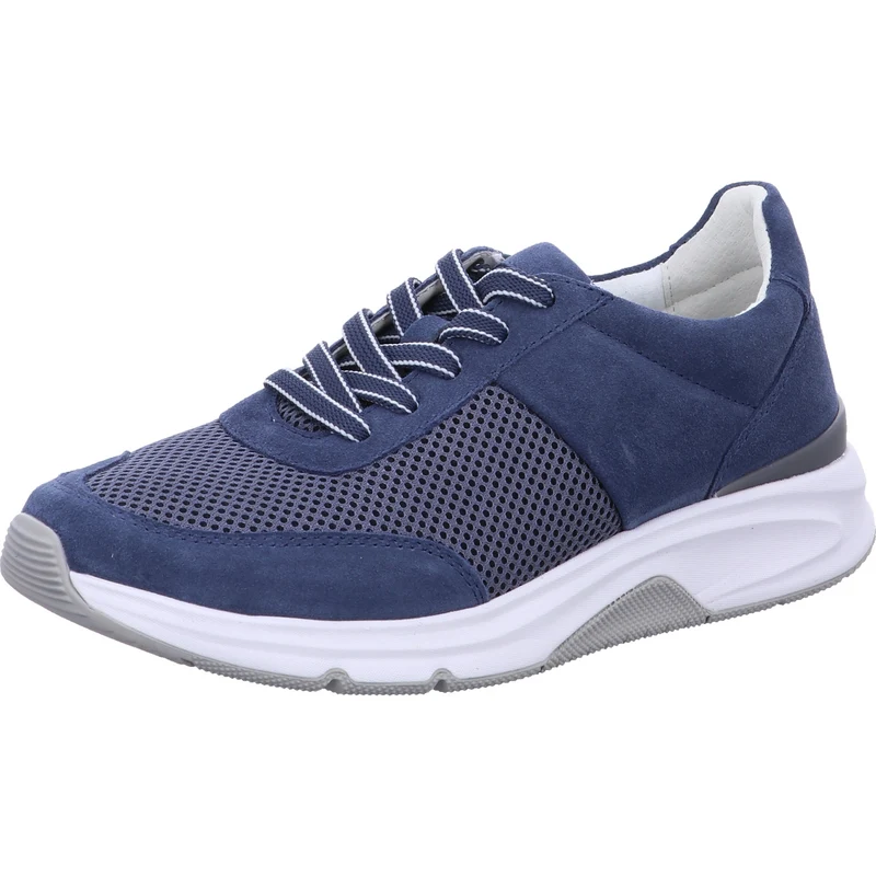 Gabor Schnürschuh Rolling Soft blau
