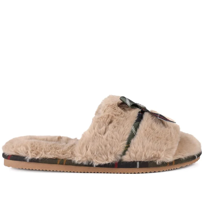 Barbour Eleanora Slippers - BARBR44509 / 329 669 - Taupe