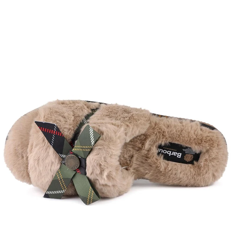Barbour Eleanora Slippers - BARBR44509 / 329 669 - Taupe