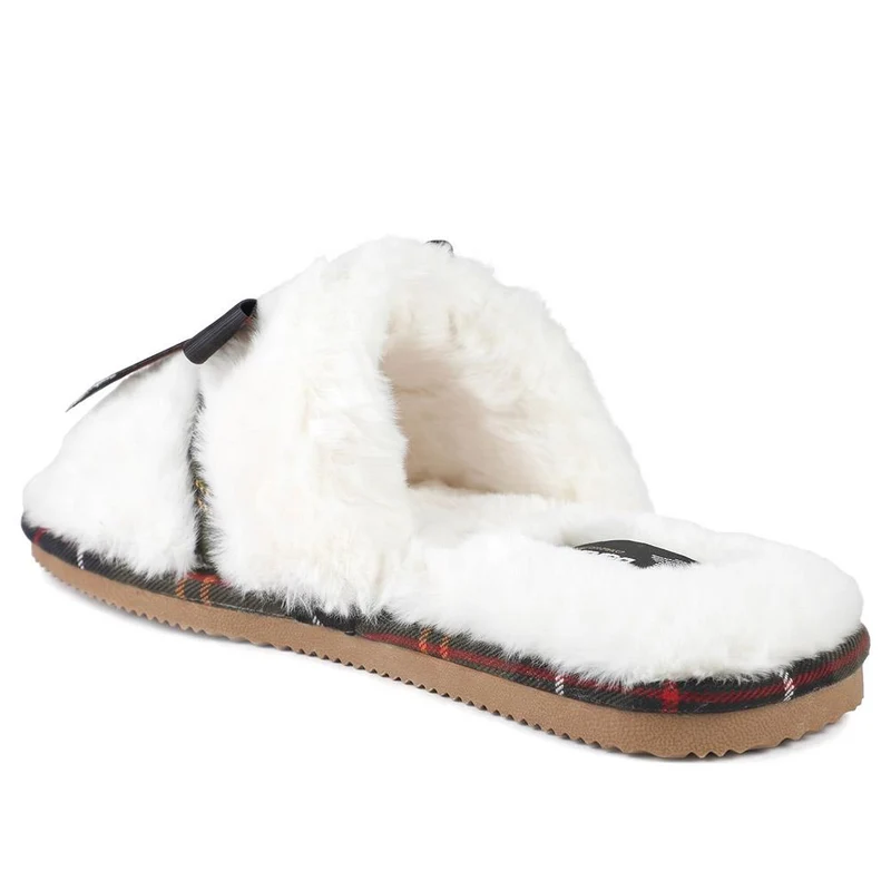 Barbour Eleanora Slippers - BARBR44509 / 329 669 - Cream