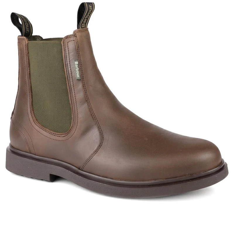 Barbour Hale Chelsea Boots - BARBR44506 / 329 668 - Dark Brown