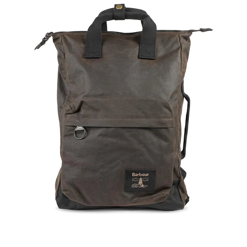 Barbour Field Waxed Backpack - BARBR42033 / 328 584 - Olive Multi