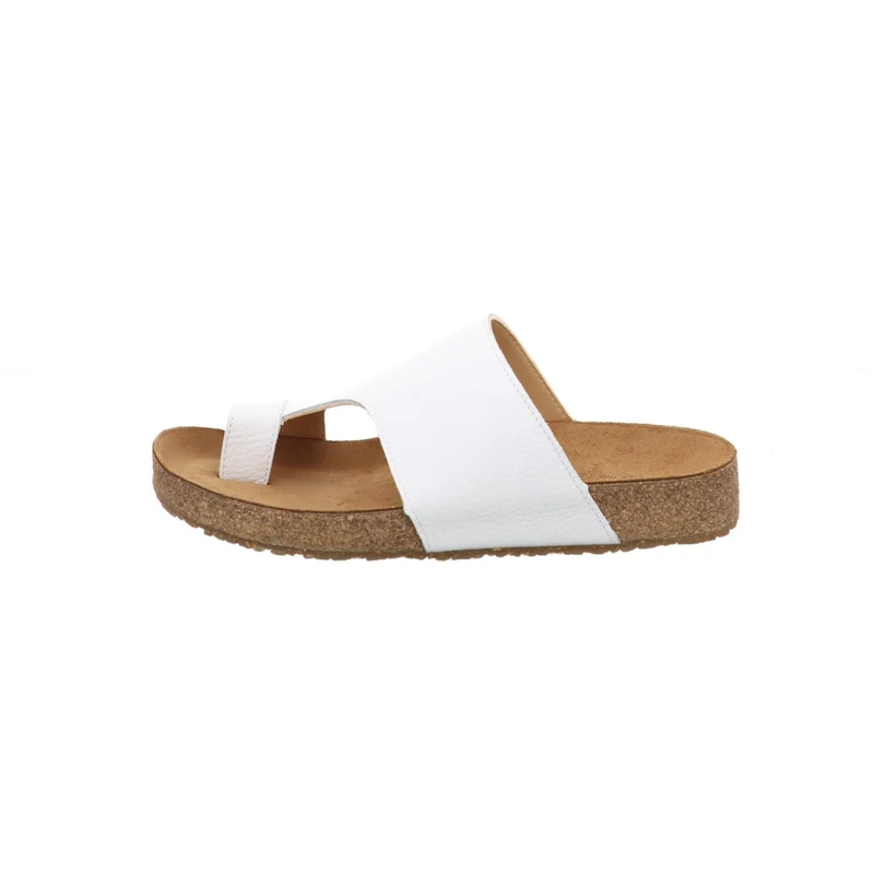 Haflinger Pantolette Bio Anka weiß