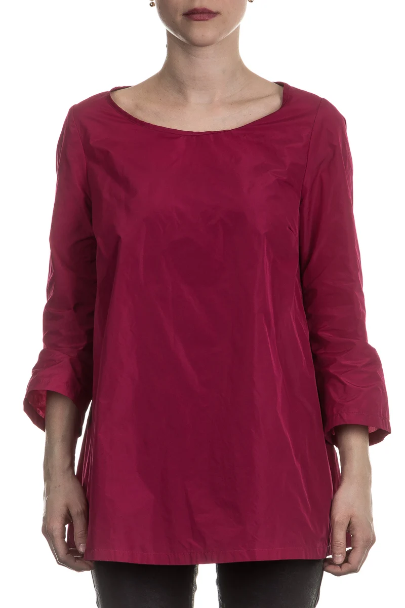 Katharina Hovman Damen Taft Bluse fuchsia
