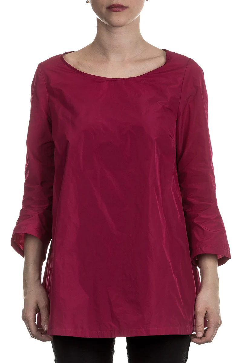 Katharina Hovman Damen Taft Bluse fuchsia