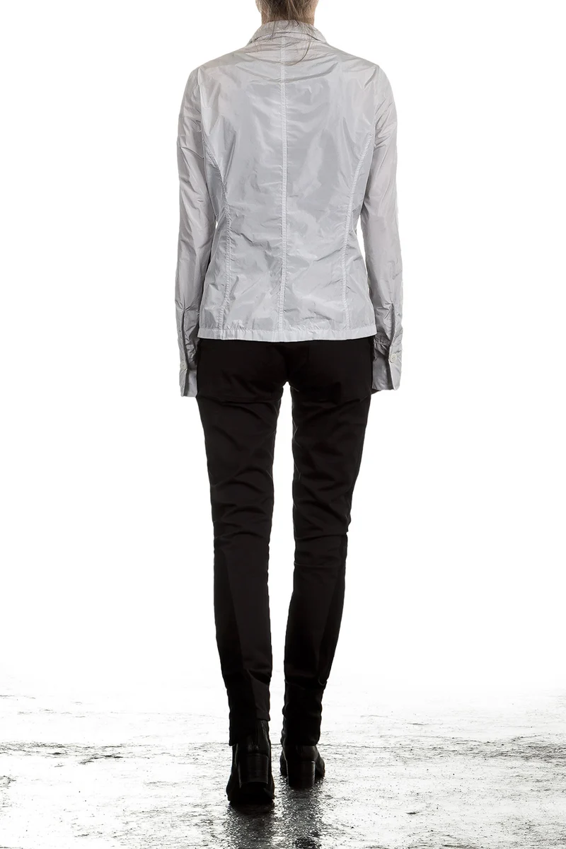 Katharina Hovman Damen Bluse hellgrau