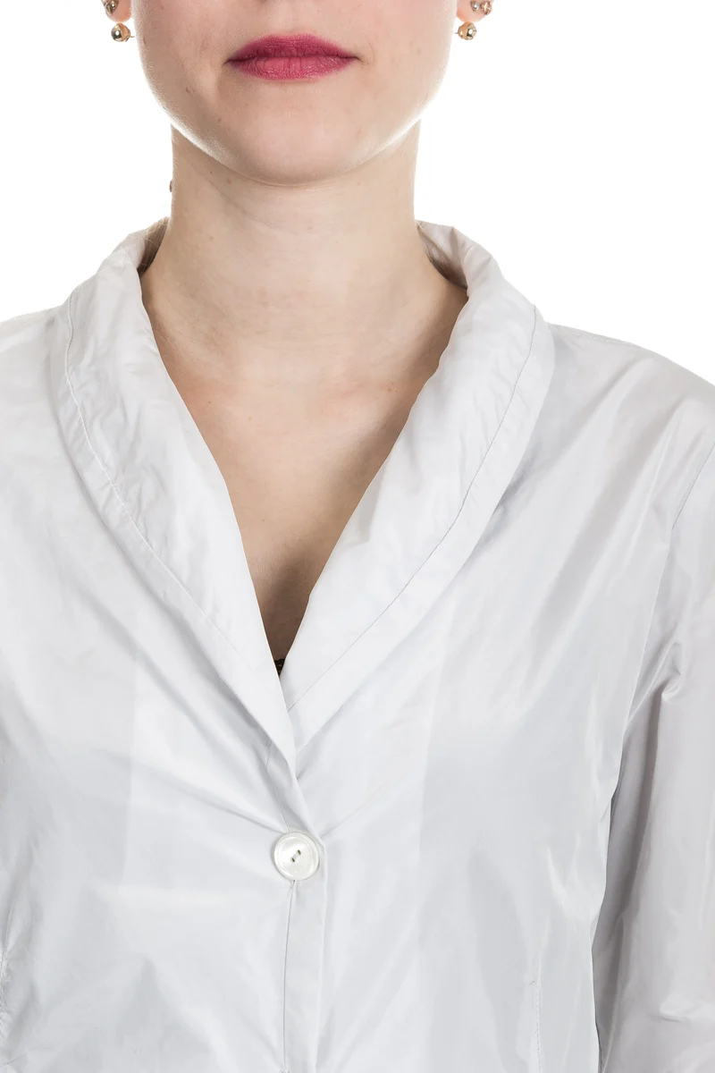 Katharina Hovman Damen Bluse hellgrau