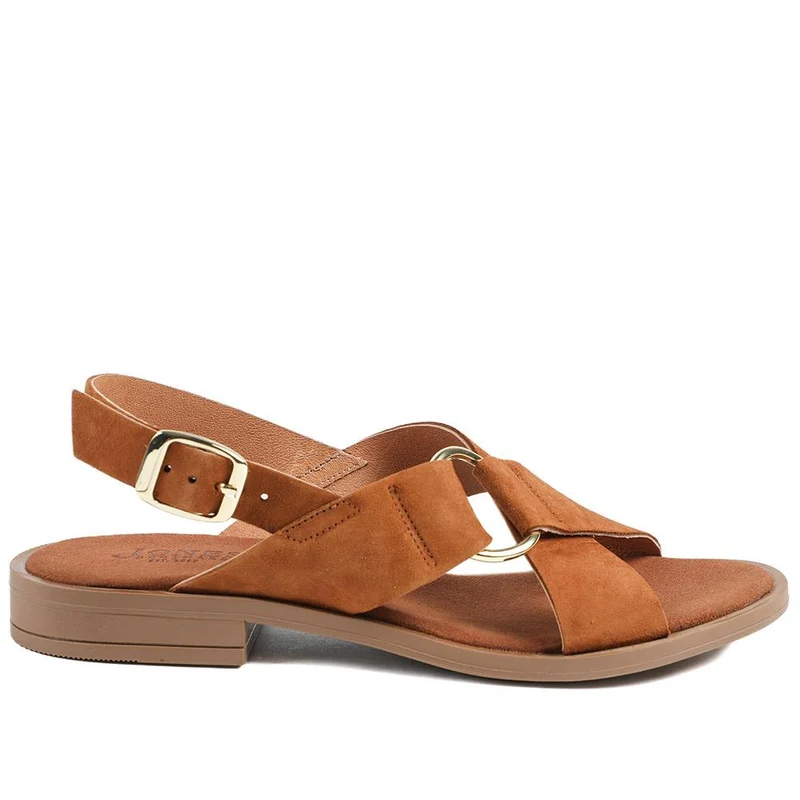 Genessa Leather Strappy Sandals - GENESSA / 329 398