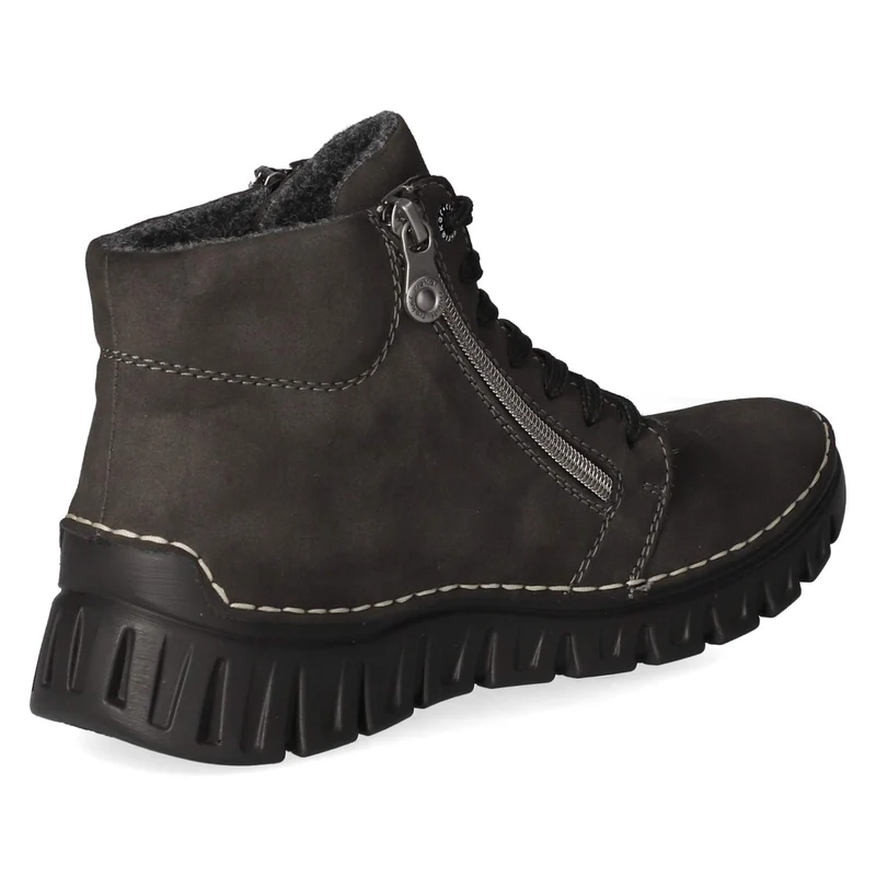 Schnürstiefeletten Grau