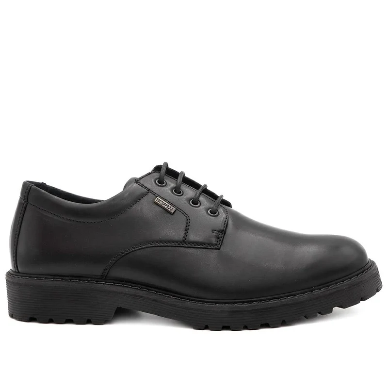 Halewood Waterproof Leather Derby Shoes - HALEWOOD / 330 089