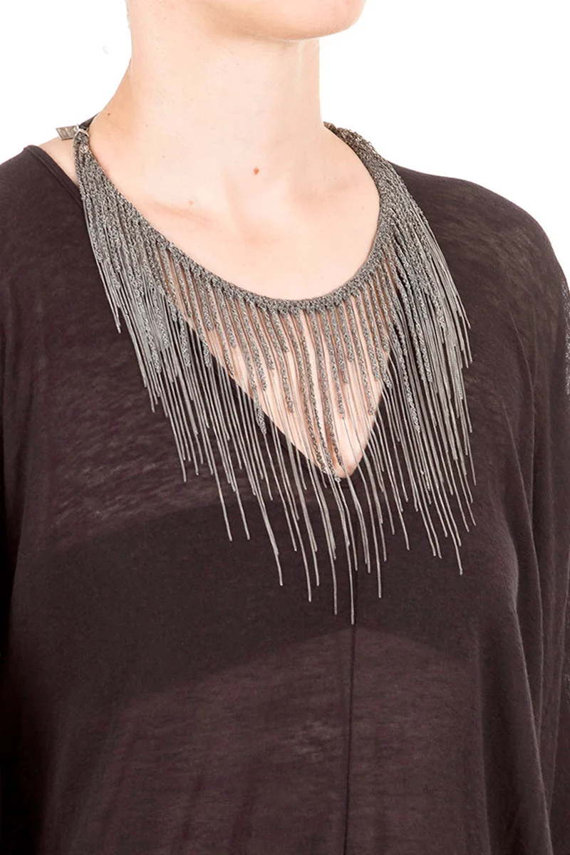 GOTI Silberkette CN012 TRICOT silber