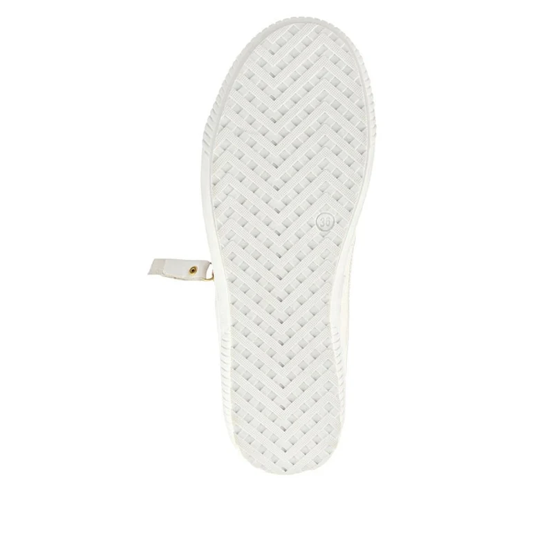 Padova Wide-Fit Leather Trainers - PADOVAWIDE / 326 787 - White
