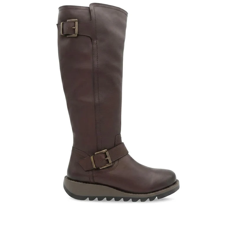 Darlene2 Casual Leather Long Boots - DARLENE2 / 329 735