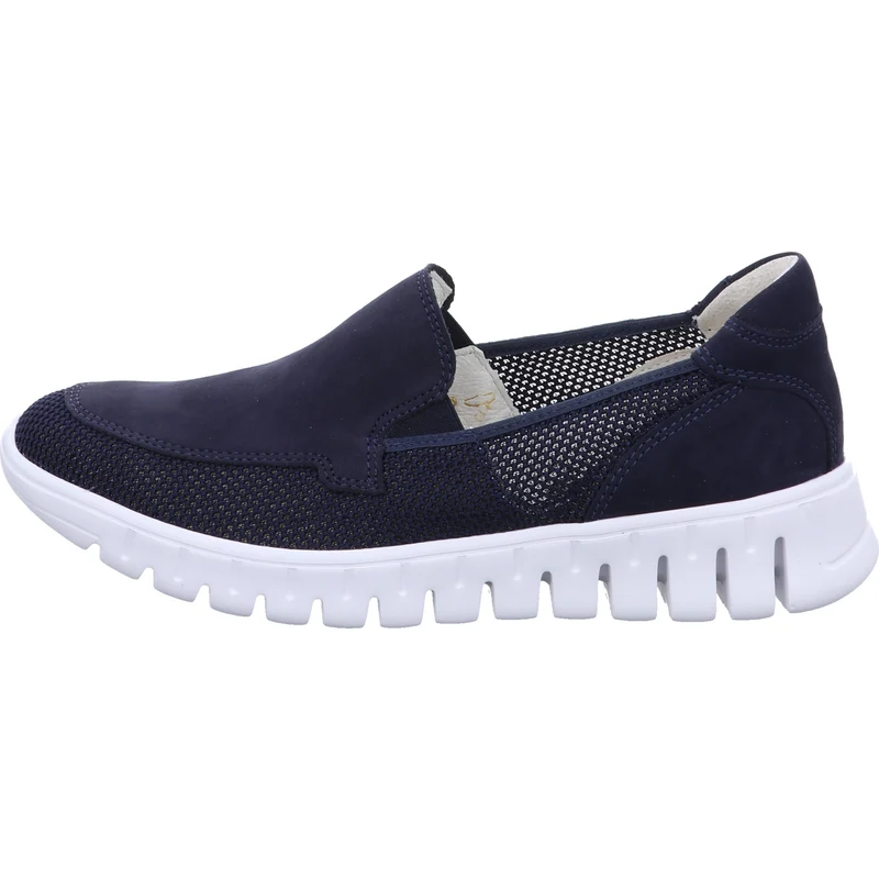 Waldläufer Slipper H-Birdy blau