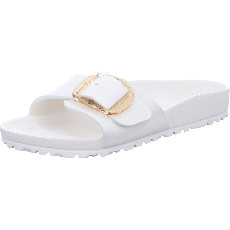 Birkenstock Pantolette Madrid Big Buckle beige