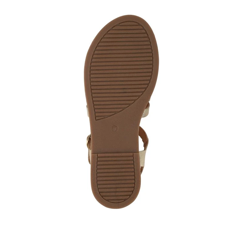 Hera Leather Strappy Buckled Sandals - HERA / 329 051 - Gold