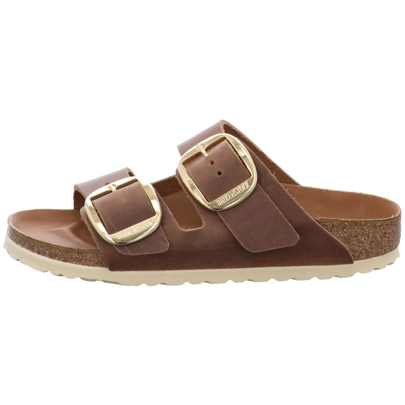 Birkenstock Pantolette Arizona Big Buckle braun