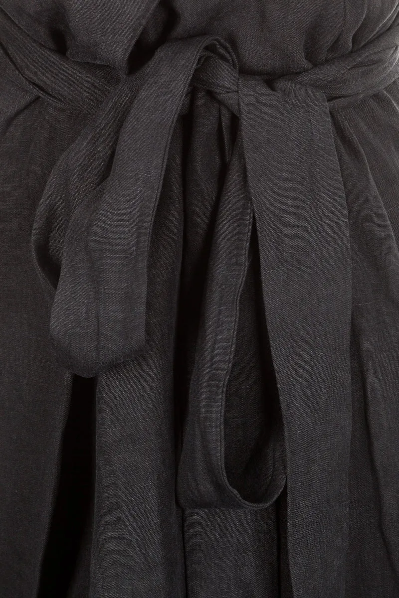 Isabel Benenato Wickelrock schwarz