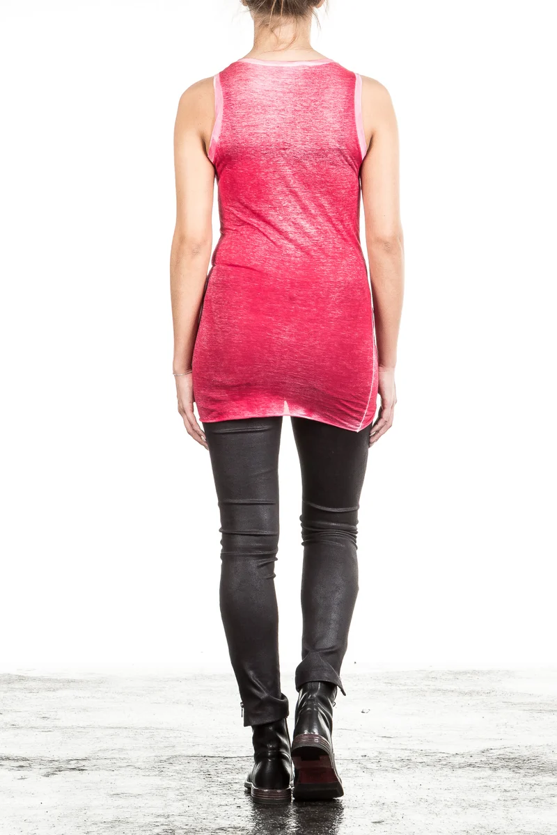 AVANT TOI Damen Baumwoll Top rot