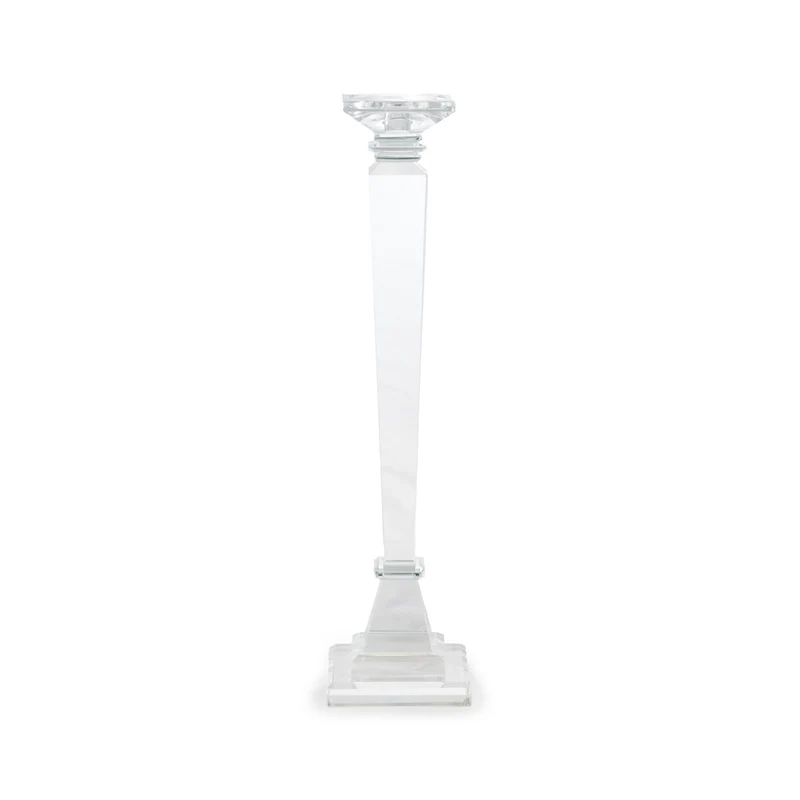 Cor Mulder Kerzenleuchter 51 cm aus Kristallglas transparent