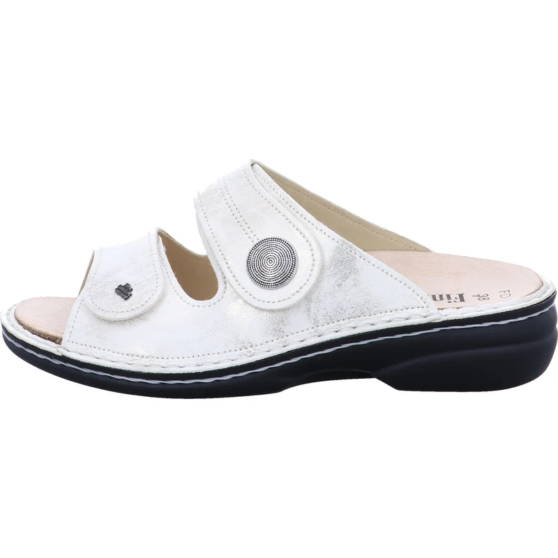 FinnComfort Pantolette SANSIBAR Exklusivartikel metallic