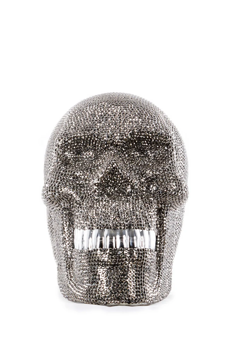 Cor Mulder Strass Skull DIAMOND groß smoke