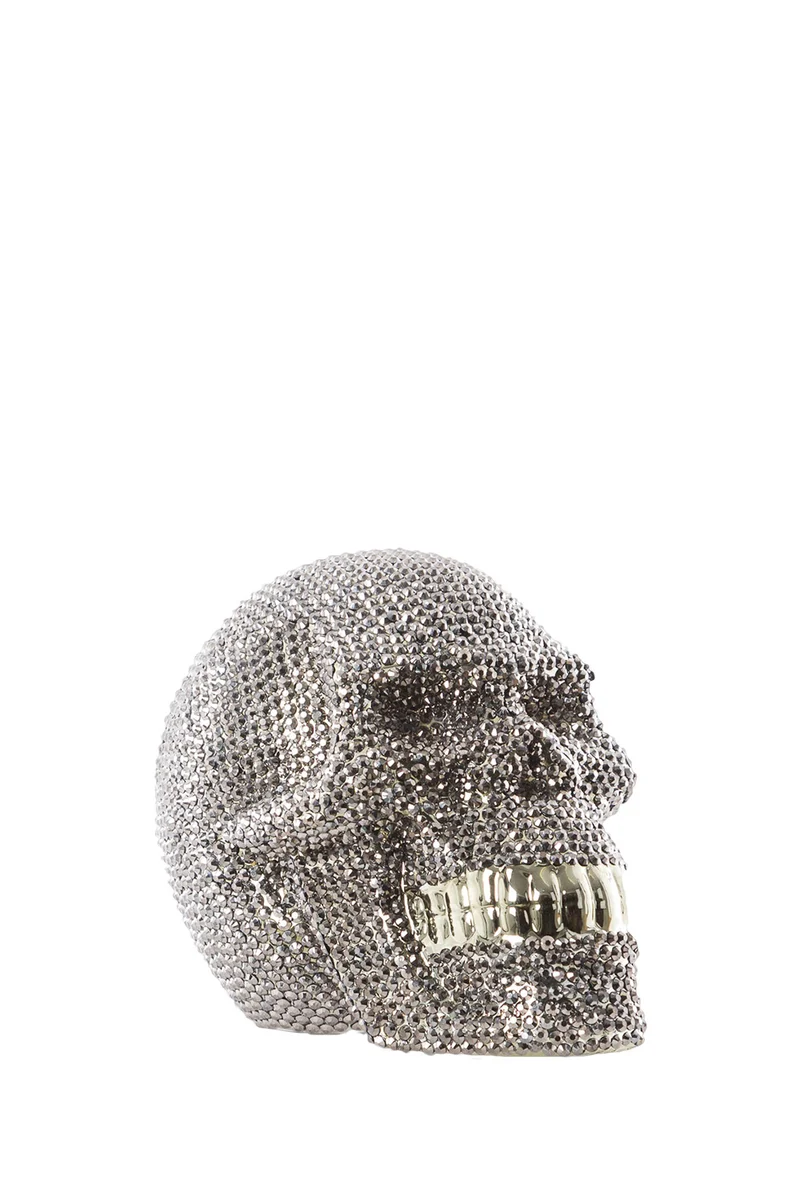 Cor Mulder Strass Skull DIAMOND klein smoke