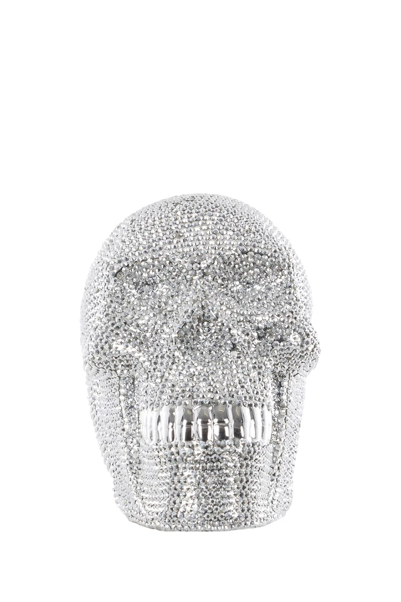 Cor Mulder Strass Skull DIAMOND groß silber