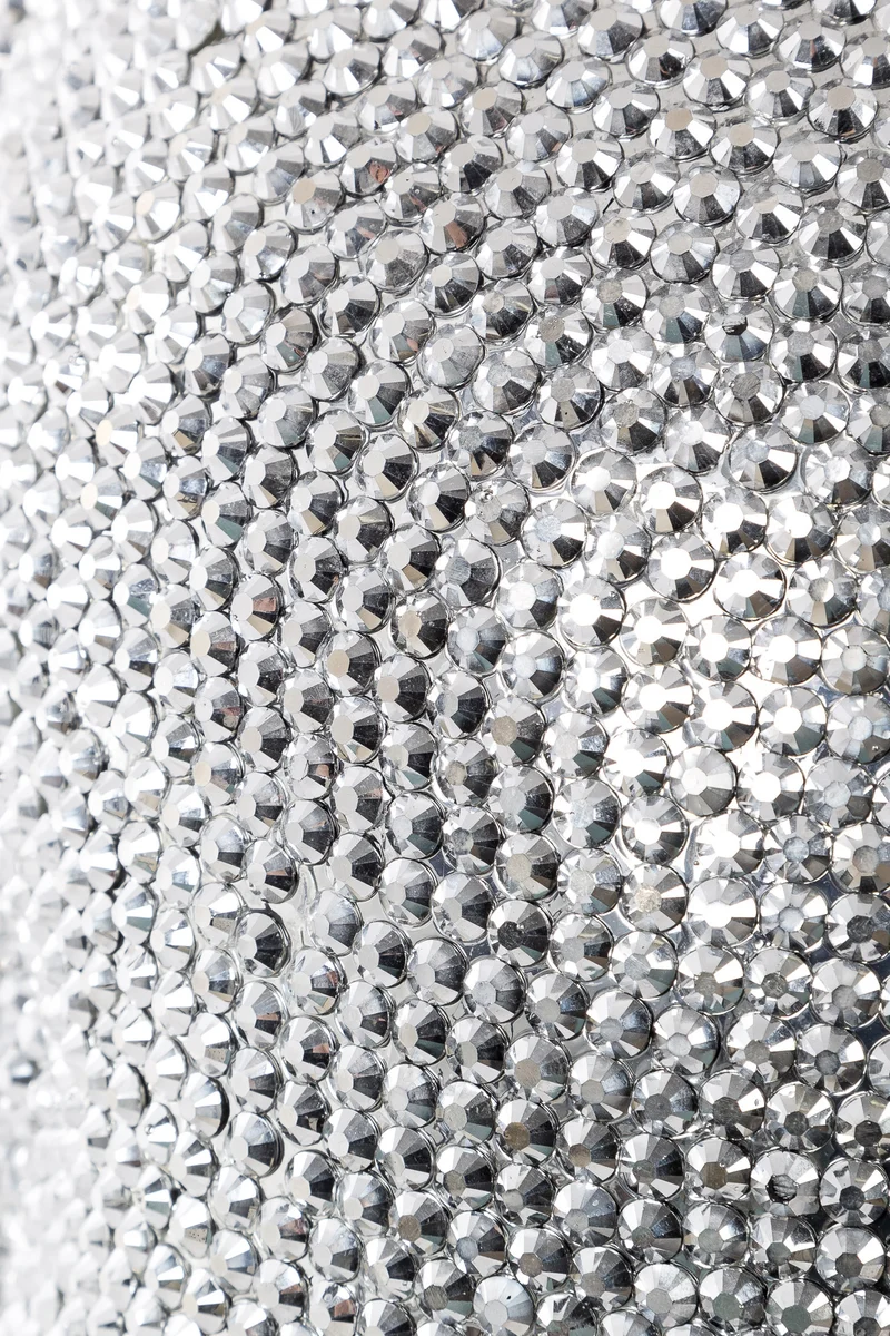 Cor Mulder Strass Skull DIAMOND groß silber