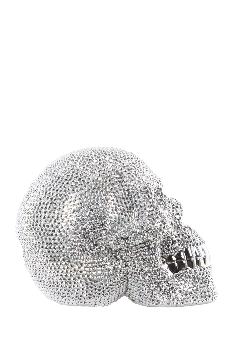 Cor Mulder Strass Skull DIAMOND klein silber