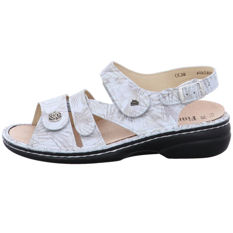 FinnComfort Sandale Gomera beige-kombi.