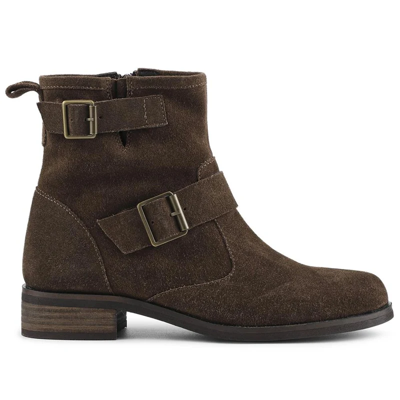 Maribel Buckle-Detailed Leather Boots - MARIBEL / 328 563